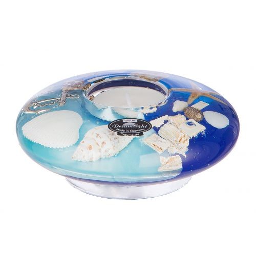 Artikelbild für Dreamlight Teelichtleuchter Ocean blau Höhe 5cm im Baltic Kölln Onlineshop