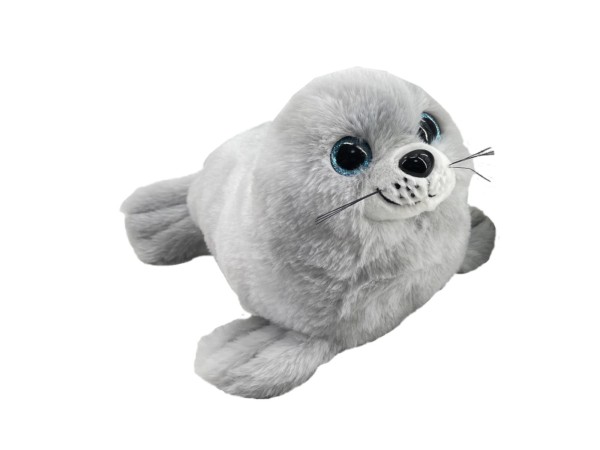 Artikelbild für Plüsch Seehund grau Glitzeraugen im Baltic Kölln Onlineshop
