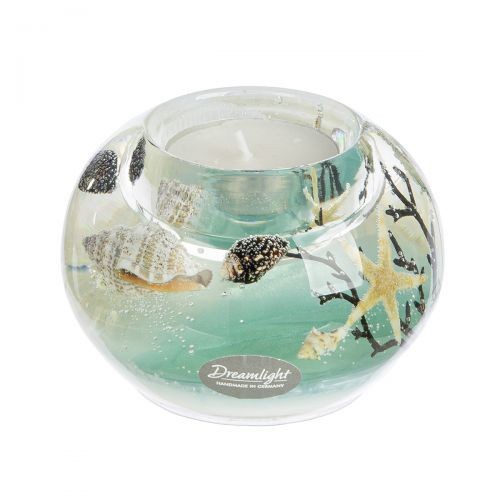 Artikelbild für Dreamlicht Teeleuchter Muscheln Glas Höhe 6cm im Baltic Kölln Onlineshop