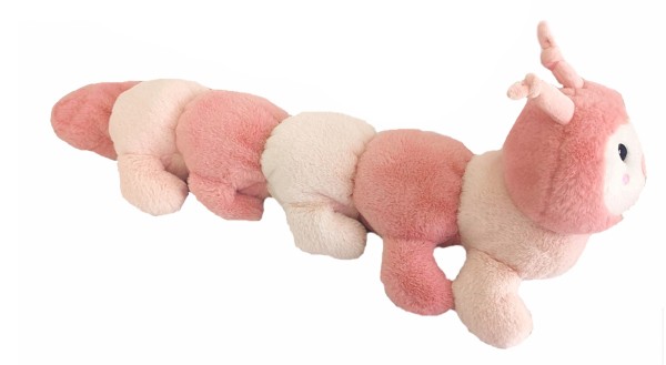 Artikelbild für Plüsch Raupe rose+hellblau 60cm im Baltic Kölln Onlineshop